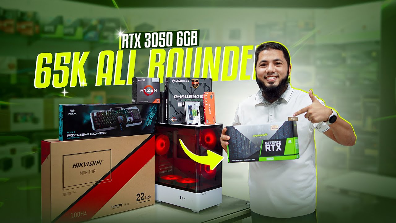 Бюджет 65 тыс. руб.: лучший игровой и производительный ПК | Ryzen 5 5500 Ft. Manli RTX 3050 GDDR6...