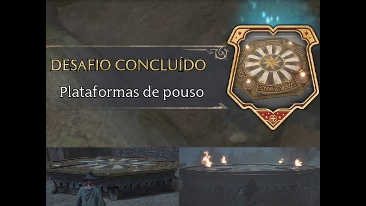 #140 Hogwarts Legacy - Desafios / Challenges - Todos as Plataformas de Pouso / All Landing Platforms