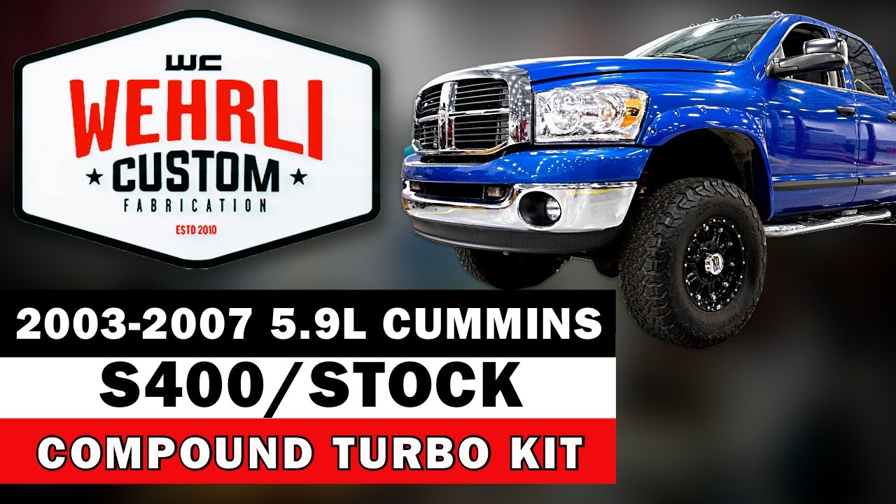 WCFAB 2003-2007 5.9L Cummins S400/Stock Compound Turbo Kit