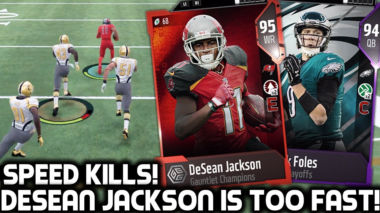 DESEAN JACKSON IS TOO FAST! PLAYOFFS NICK FOLES & MORE! ! Madden 18 Ultimate Team