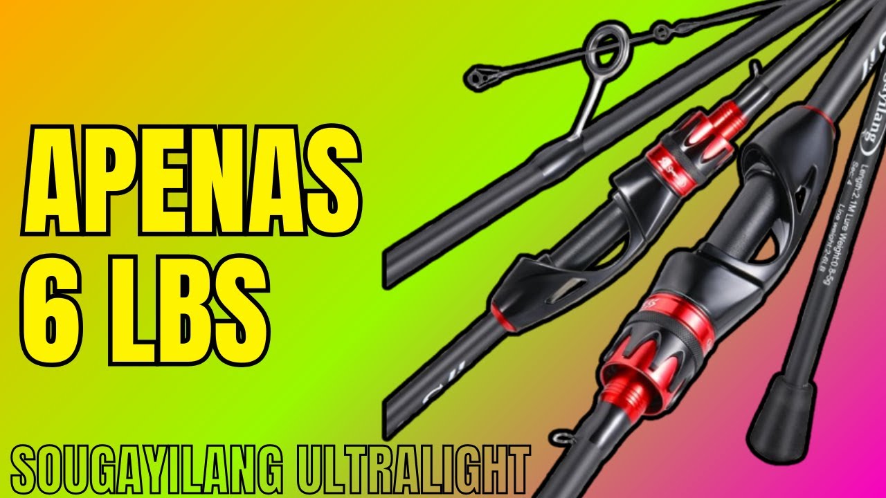 Vara Sougayilang Ultralight: Leve, Compacta e Poderosa!#varadepesca #fishingrod #sougayilang