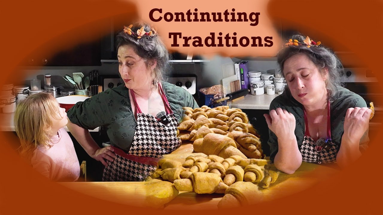 Continuing Thanksgiving Traditions with Pumpkin Crescent Rolls