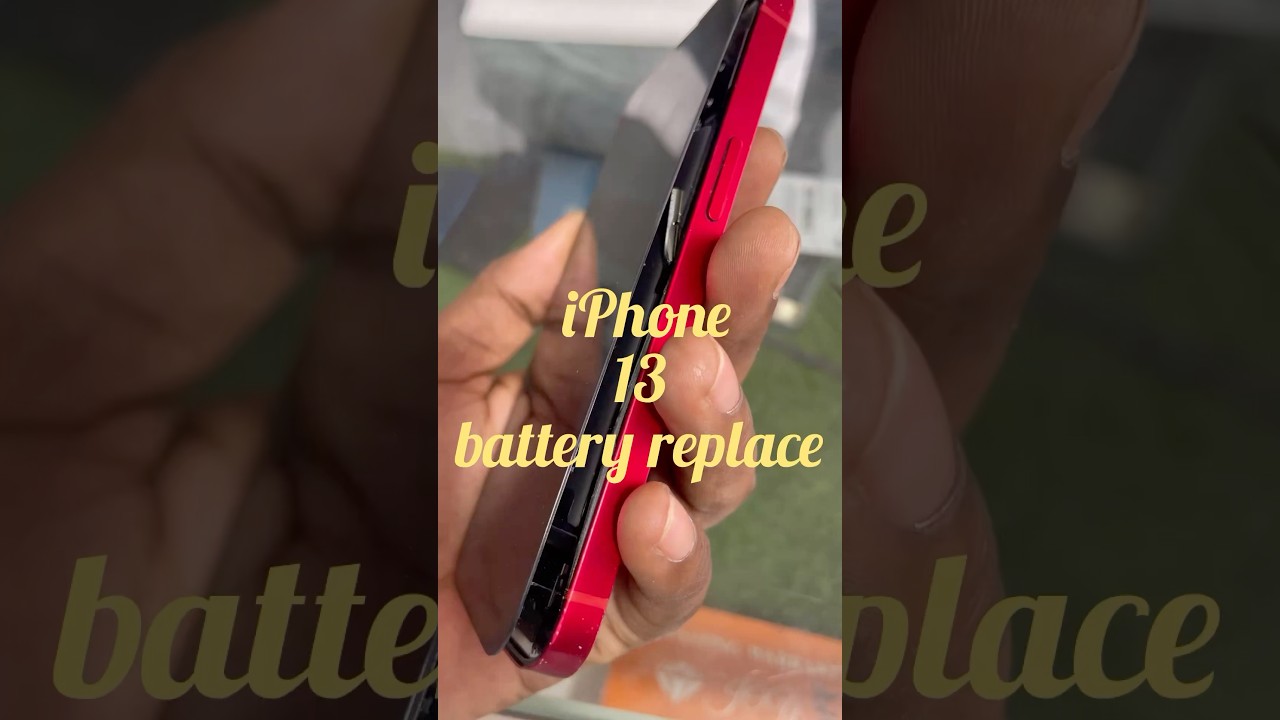 iPhone 13 battery replace from A2Z Mobile Accessories ￼#shorts