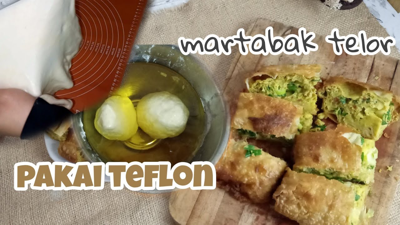 RESEP MARTABAK TELUR ASLI PEDAGANG  | LENGKAP CARA BUAT KULIT DAN ISIAN ANTI GAGAL