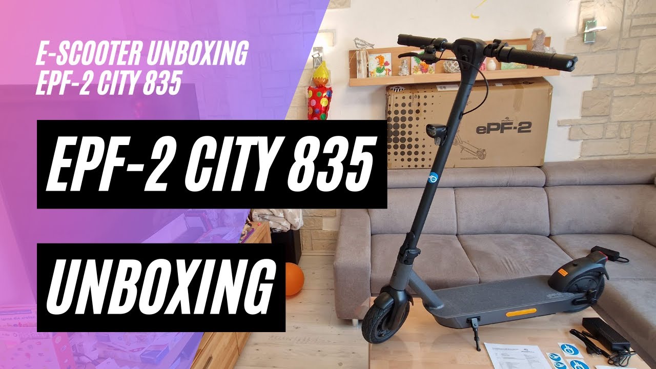 🛴 ePowerFun ePF-2 City 835 🎁 Unboxing (48V; 17,4AH; 500W)