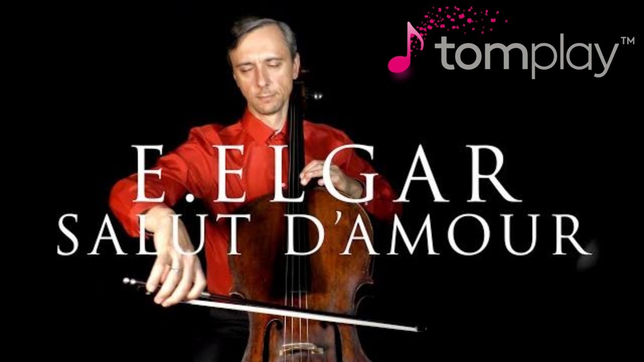 Elgar Salut d'Amour  Cello and Piano feat. Tomplay Interactive Sheet Music.