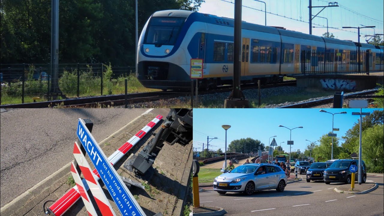 Spoorboom stukgereden bij station Castricum, veel overlast | 24/06/2021