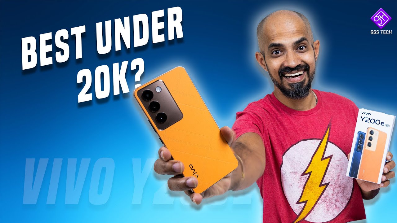 Vivo Y200E - Leather finish | 120Hz AMOLED | Dual speaker | Rs 19999