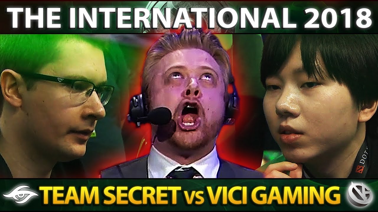 SECRET vs VG - SUPER EPIC ACTION GAME! TobiWan HYPE CAST The International 2018 Dota 2 #TI8