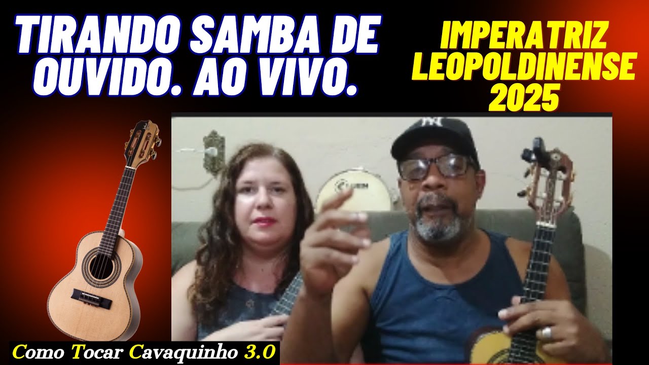 PRÉ LIVE, TIRANDO UM SAMBA ENREDO DE OUVIDO. NO CAVAQUINHO. IMPERATRIZ LEOPOLDINENSE 2025.