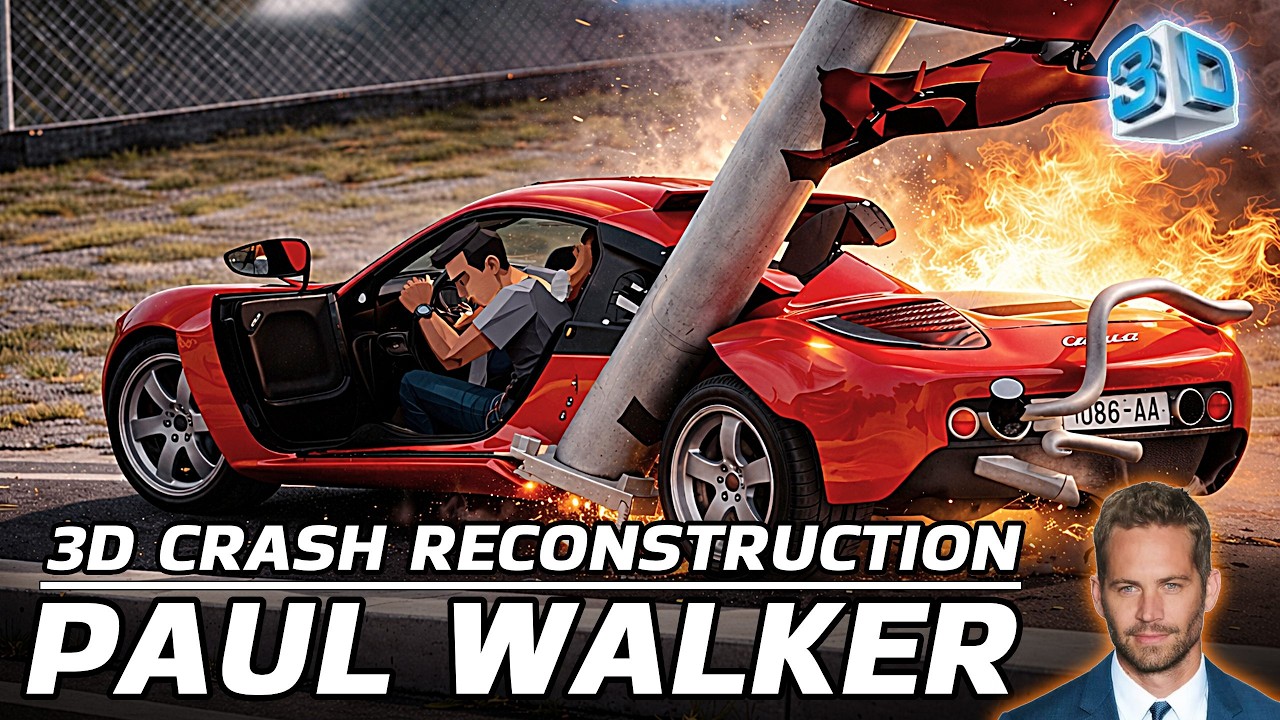 3D Reconstruction of Paul Walker’s Fatal Crash.