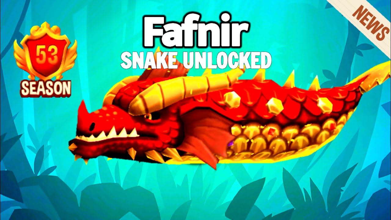 NEW SNAKE Fafnir 🐉 BATTLE PASS SEASON 53 UNLOCKED - Snake Rivals