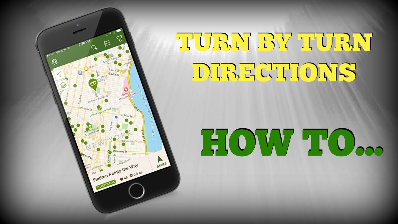 How to use turn-by-turn directions on Geocaching Classic app