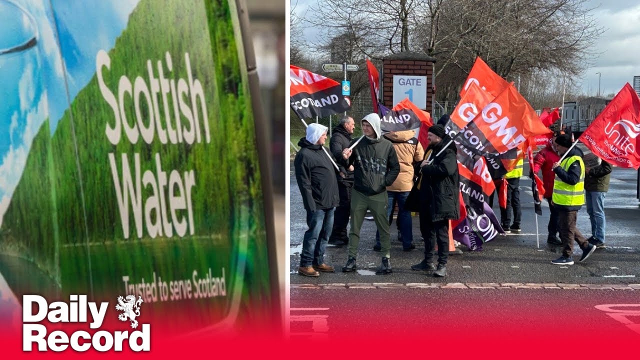 Scottish Water staff walk out and warn of further strike action unless pay dispute is resolved