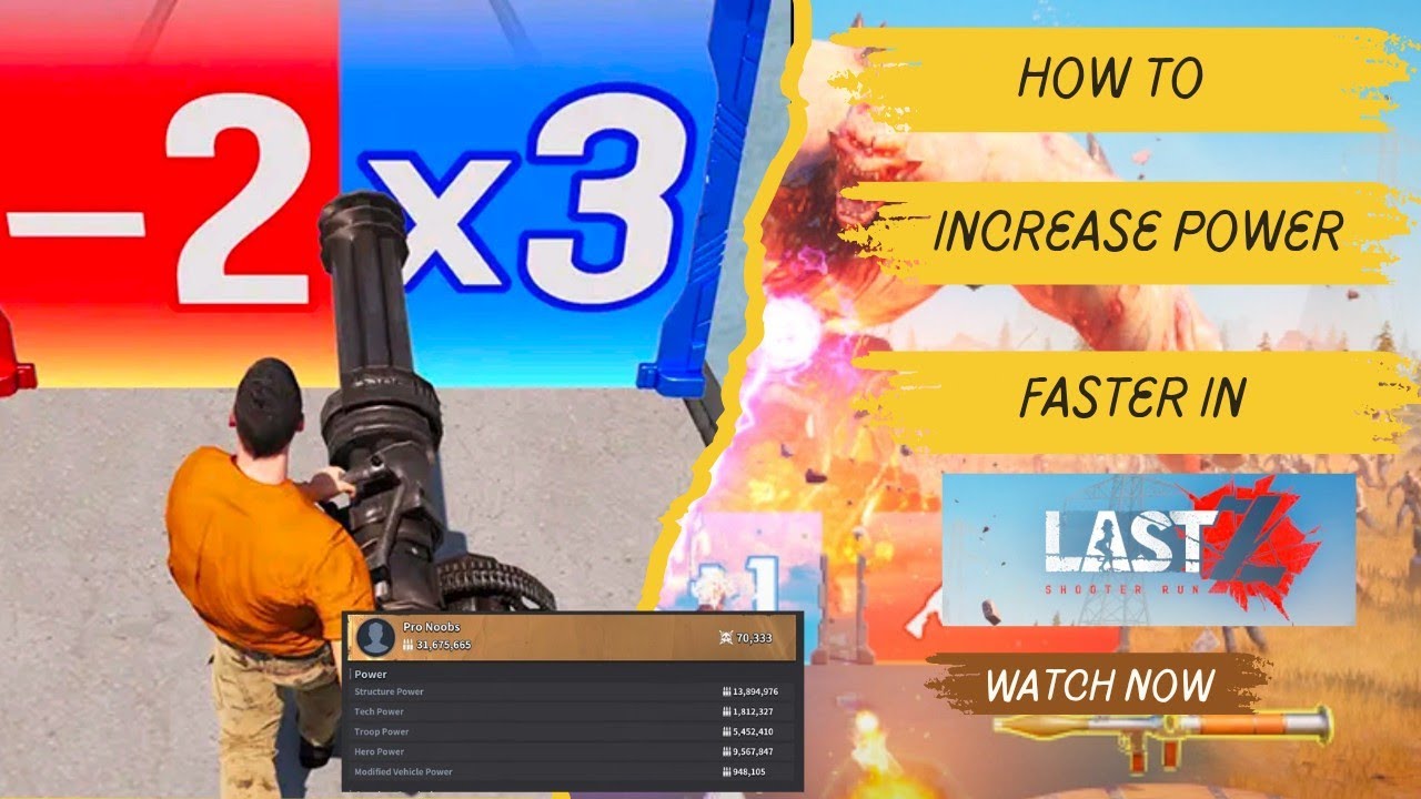 How to....... Increase Your Power 2x Faster | Last Z : Survival Shooter