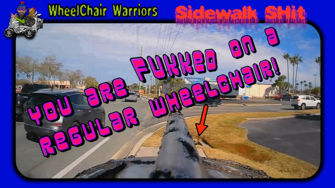 Sidewalk and Wheelchair Issues...you never thought about twice about.