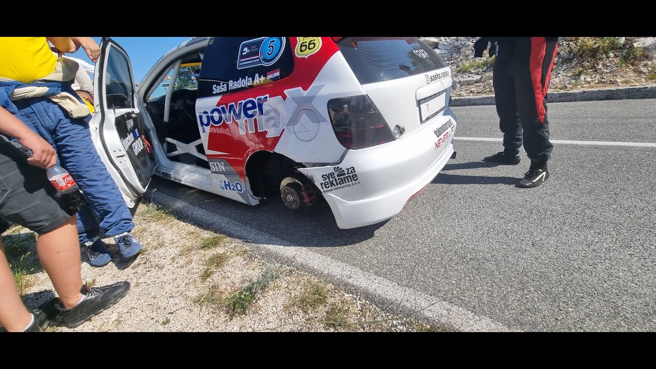 Sasha Radola- Malačka 2022, on-board - wheel came of