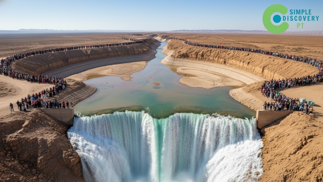 O Egito Está DIVIDINDO O DESERTO DO SAARA PARA TRAZER ÁGUA DO MAR – DESASTRE Imprevisível