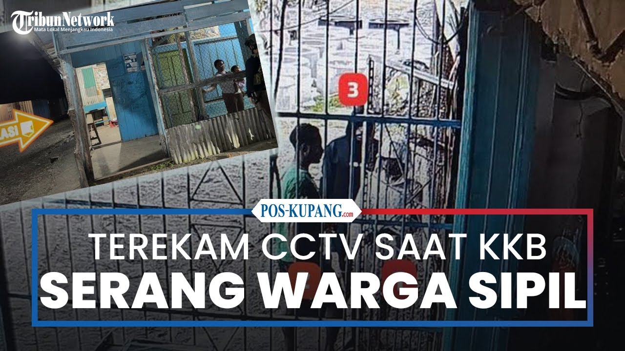 Terekam CCTV saat KKB Serang Warga Pendatang di Yahukimo