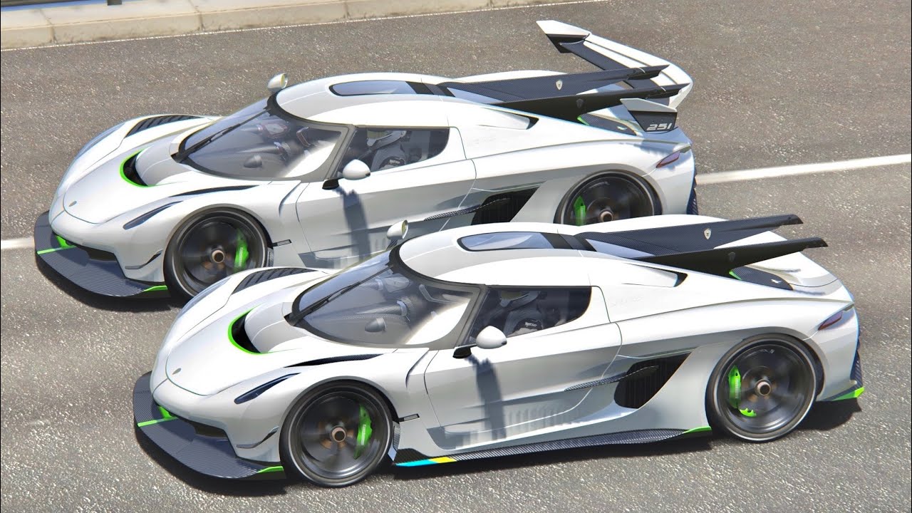Koenigsegg Jesko Absolut vs Koenigsegg Jesko - Drag Race 20 KM