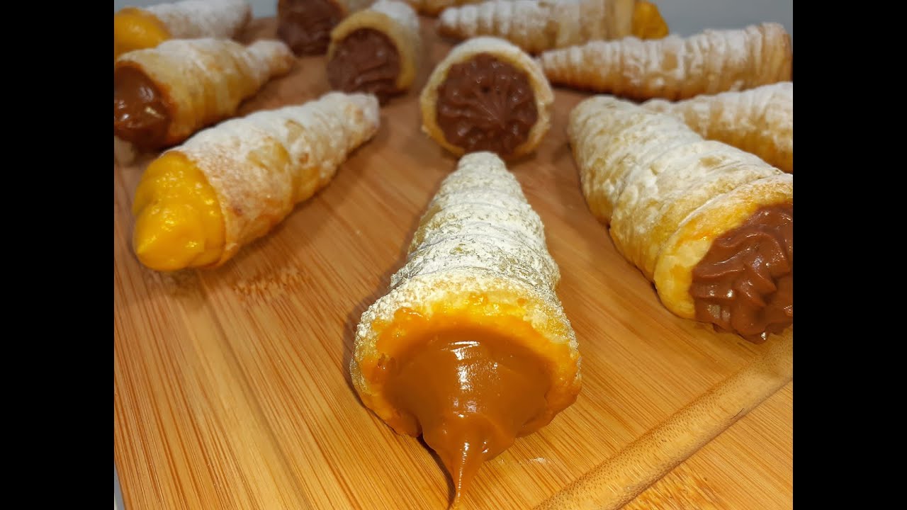 Crema pastelera de vainilla y chocolate
