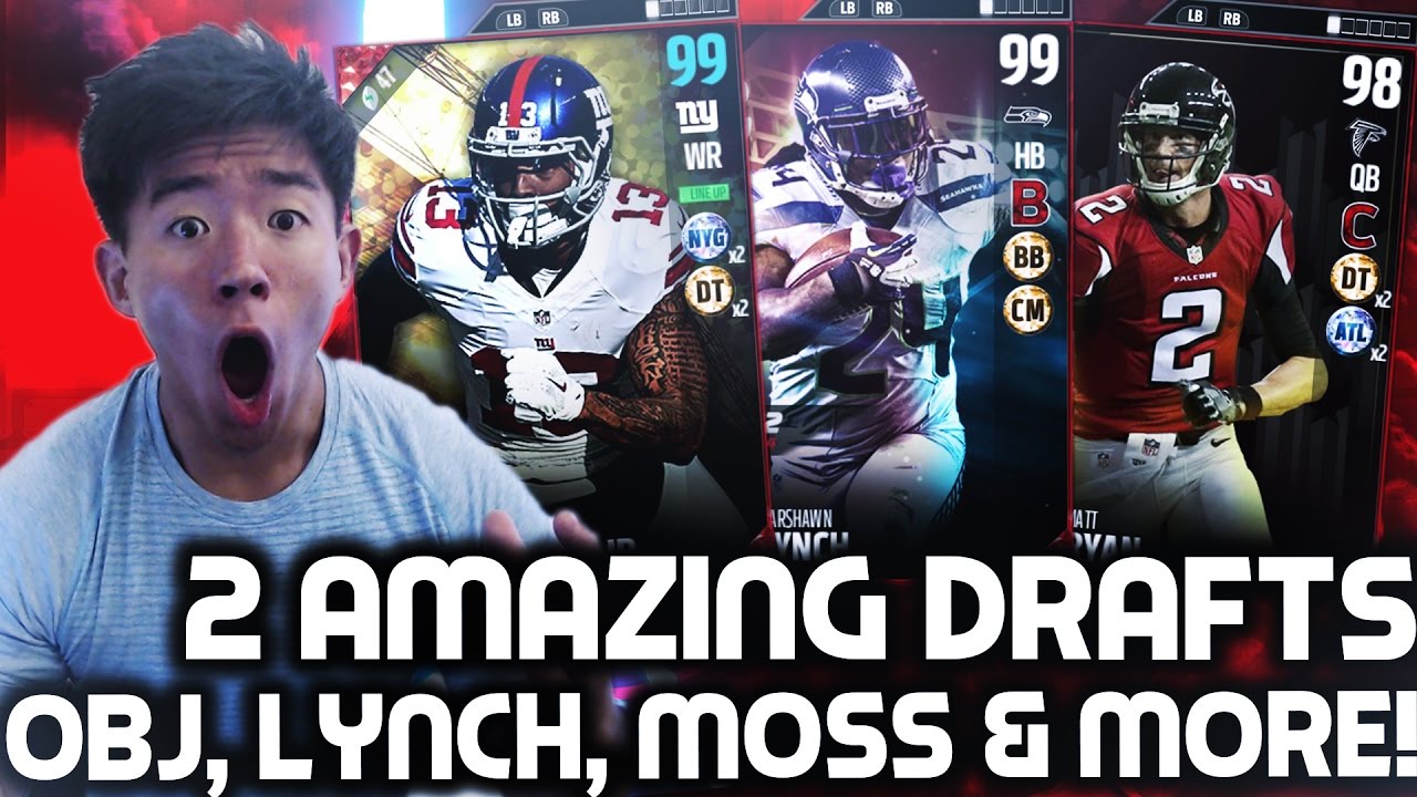 2 AMAZING DRAFTS! THE BEST I'VE EVER PLAYED! MADDEN 17 DRAFT CHAMPIONS!