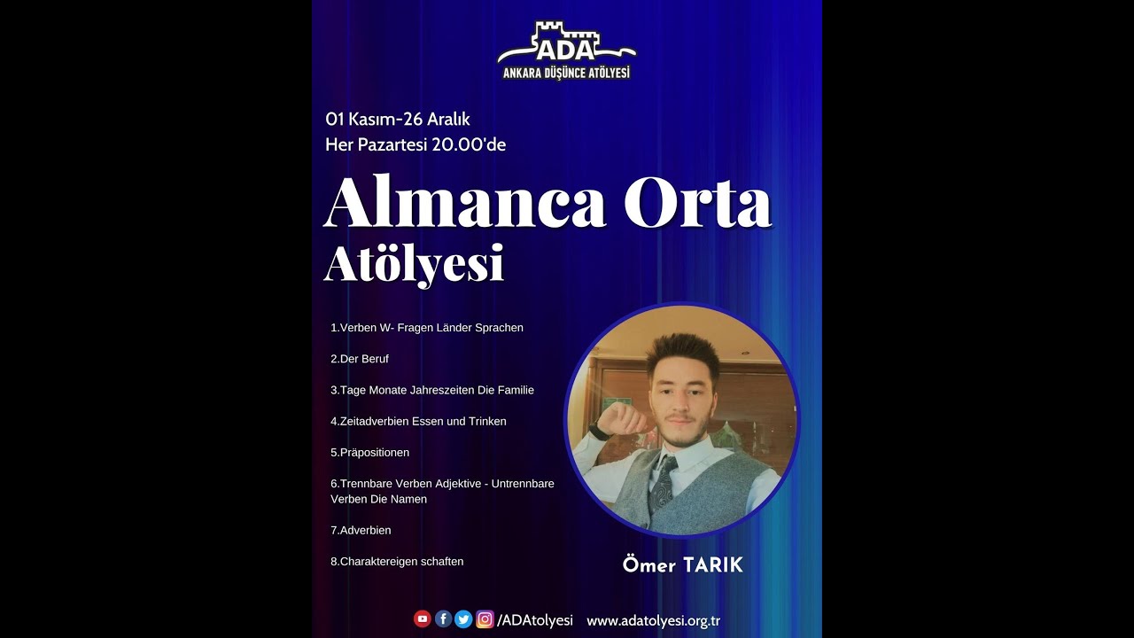 Almanca Orta Atölyesi - Charaktereigen schaften - Ömer Tarık