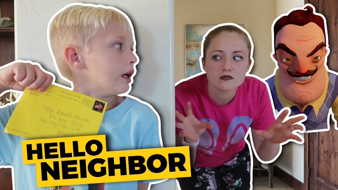 Hello Neighbor in REAL LIFE at our Vacation Home!