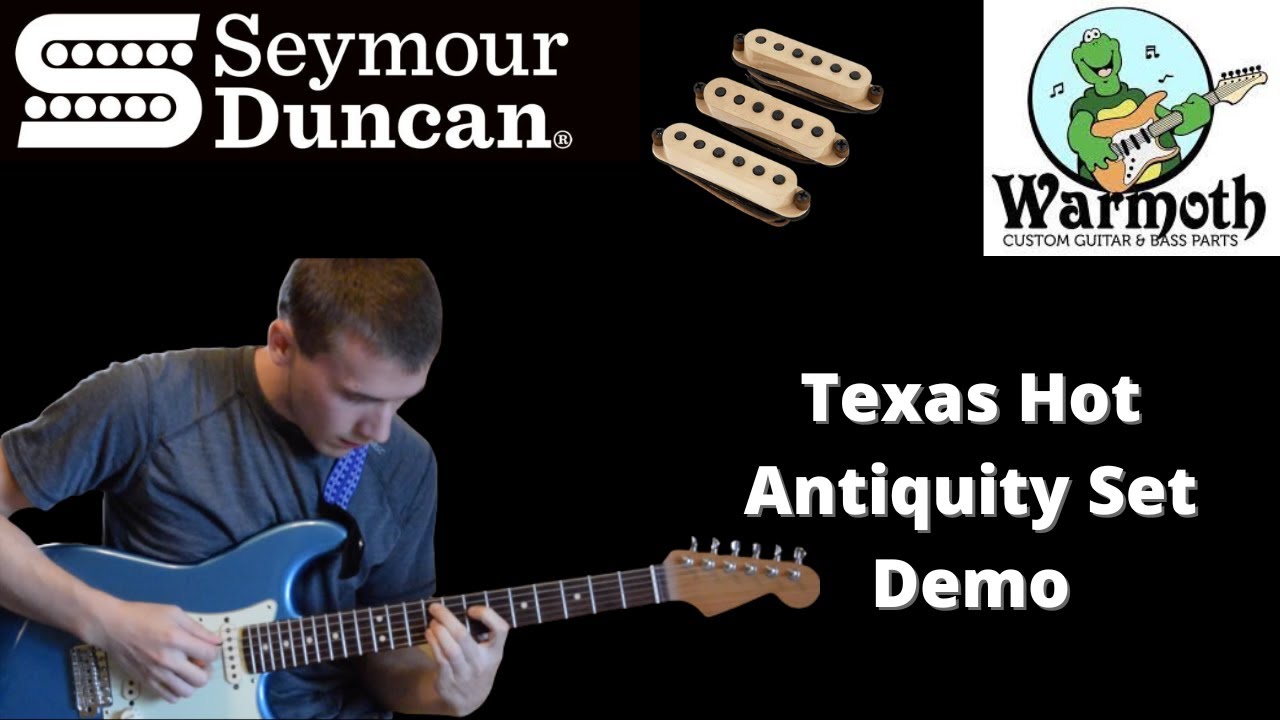 Seymour Duncan Texas Hot Antiquities and Warmoth Stratocaster Neck Demo