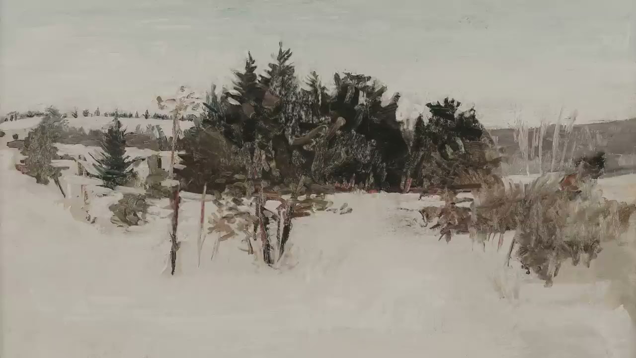Winterscape | Turn Your TV Into Art | Winter Landscape Collection | 1Hr 4k | 6 Painting Slideshow