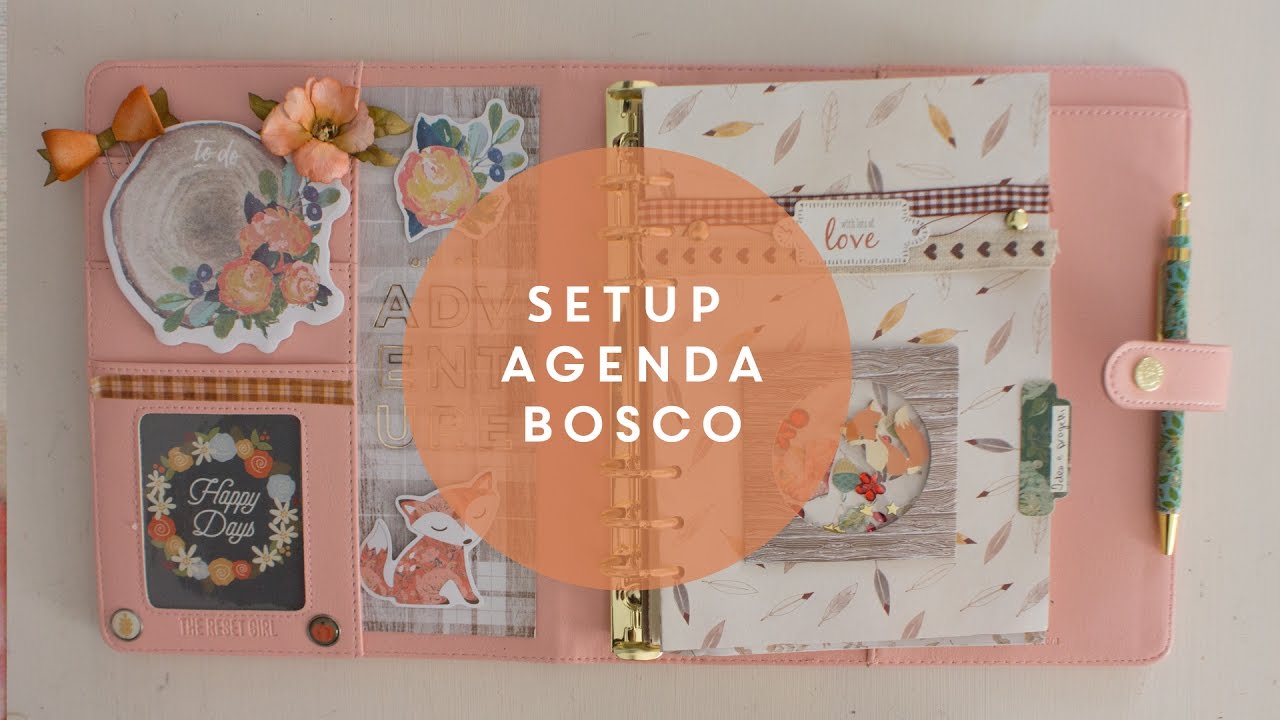 Come fare il setup dell'agenda ita || Tema bosco autunnale || Planner setup ballerina carpe diem
