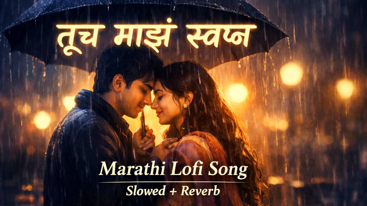 तूच माझं स्वप्न 💖 | Marathi Lofi Song | Slowed + Reverb