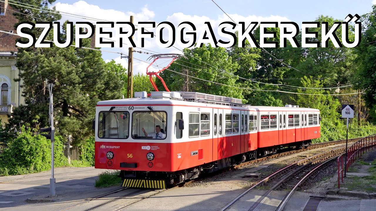 Tavaszi napsütésben utasforgalomba állt a Szuperfogaskerekű (56-66) 2025.05.02.