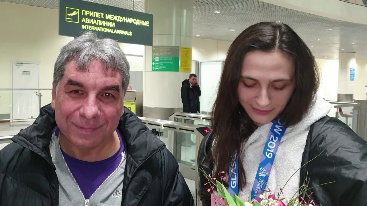 Мария Ласицкене чемпионка Европы 2019 в прыжках в высоту и ее тренер Геннадий Габрилян