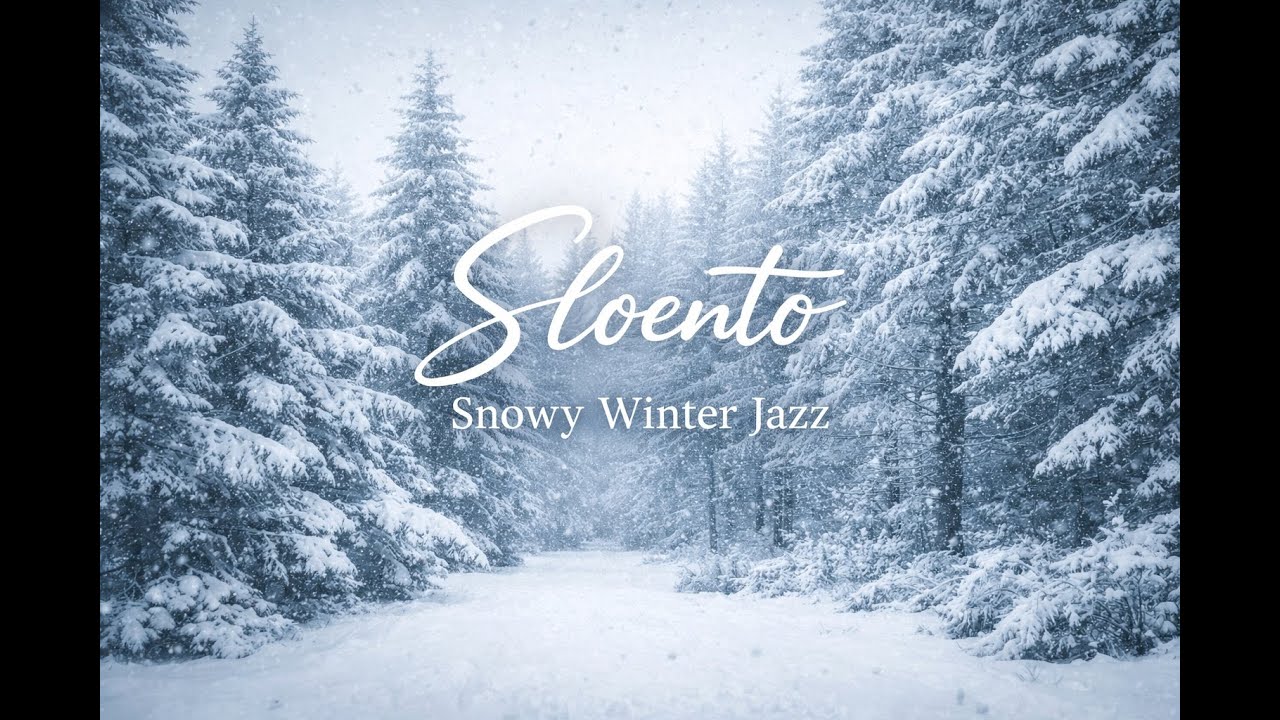 [Playlist] Snowy Winter Jazz | snowy jazz bar & Whiskey Glass | Female Vocal.ver