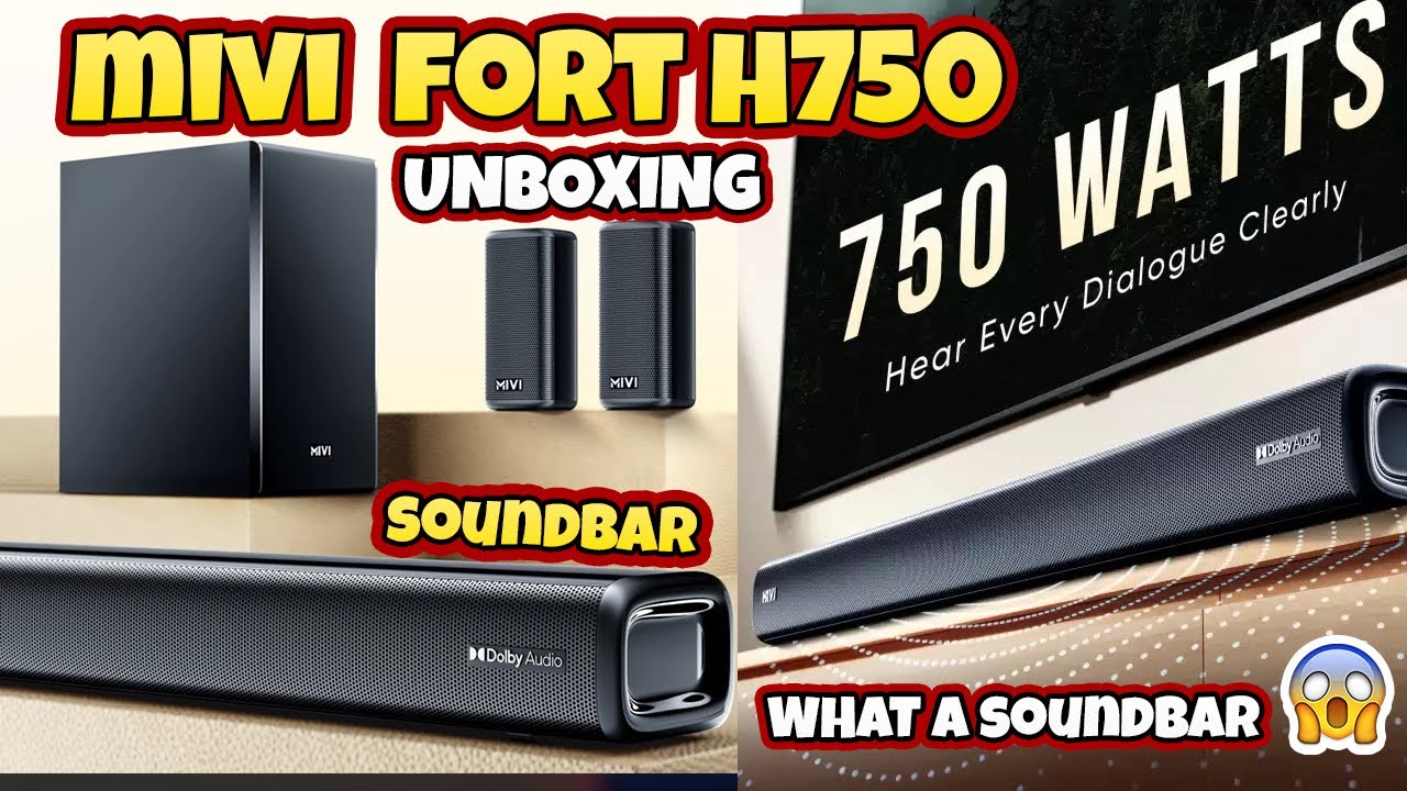 Unbox & Experience: Mivi Fort H750 5.1 Channel Soundbar Revealed!