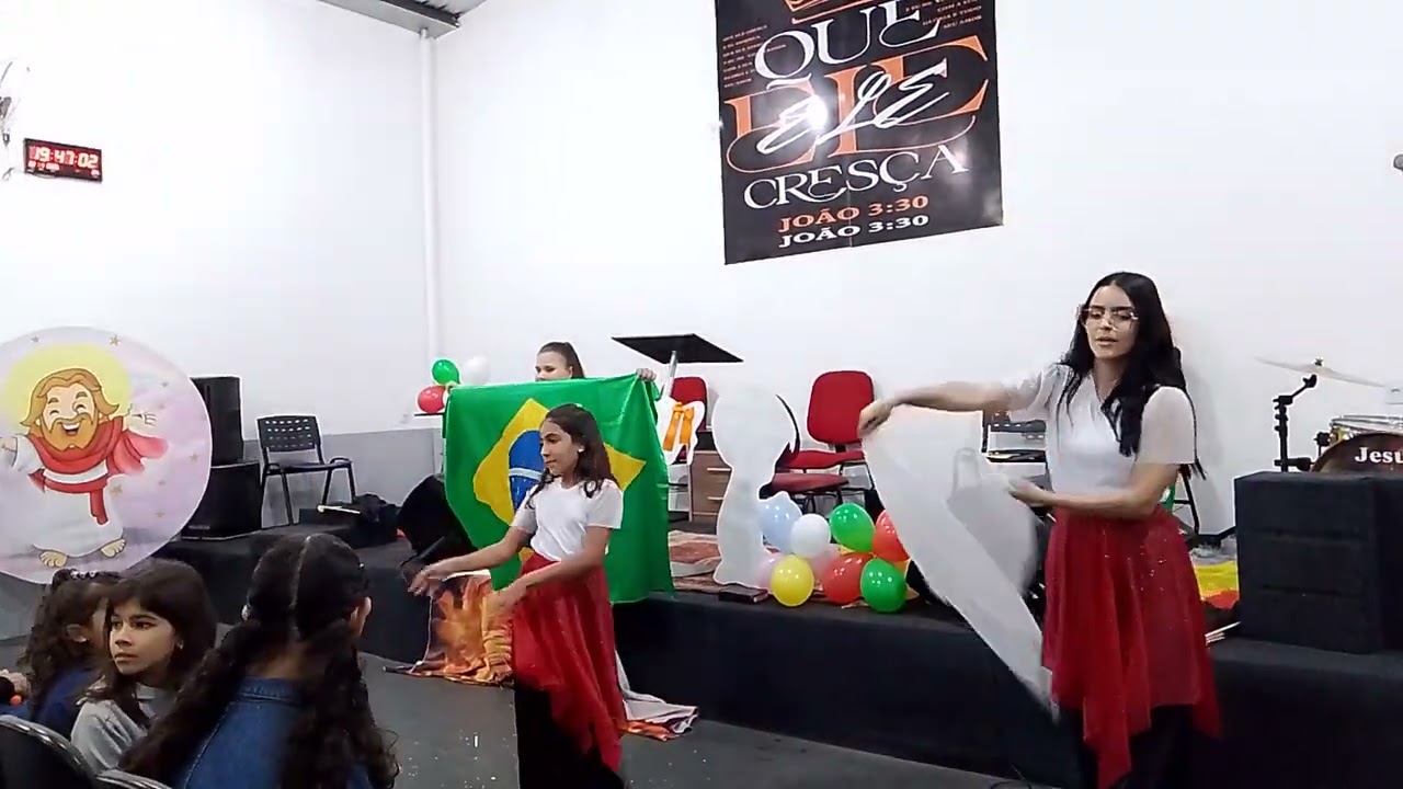 Culto infantil coreografia unção de ousadia 22/01/26🙏🙏🙏