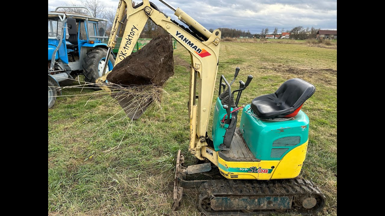 Jarní práce na zahradě. Bagr v akci! ⛏️⚠️