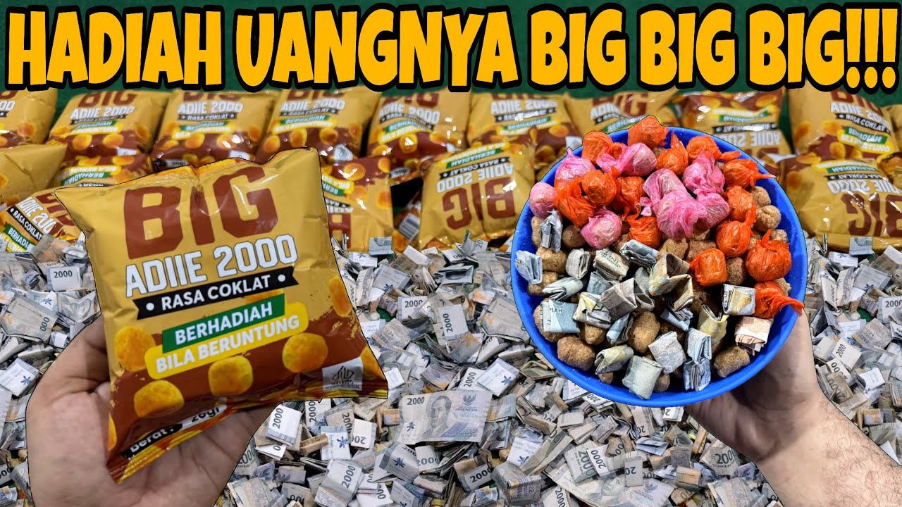 VIRAL!!! HADIAH UANGNYA BIG BIG BIG!!! UNBOXING CIKI BIG ADIIE 2000 BERHADIAH
