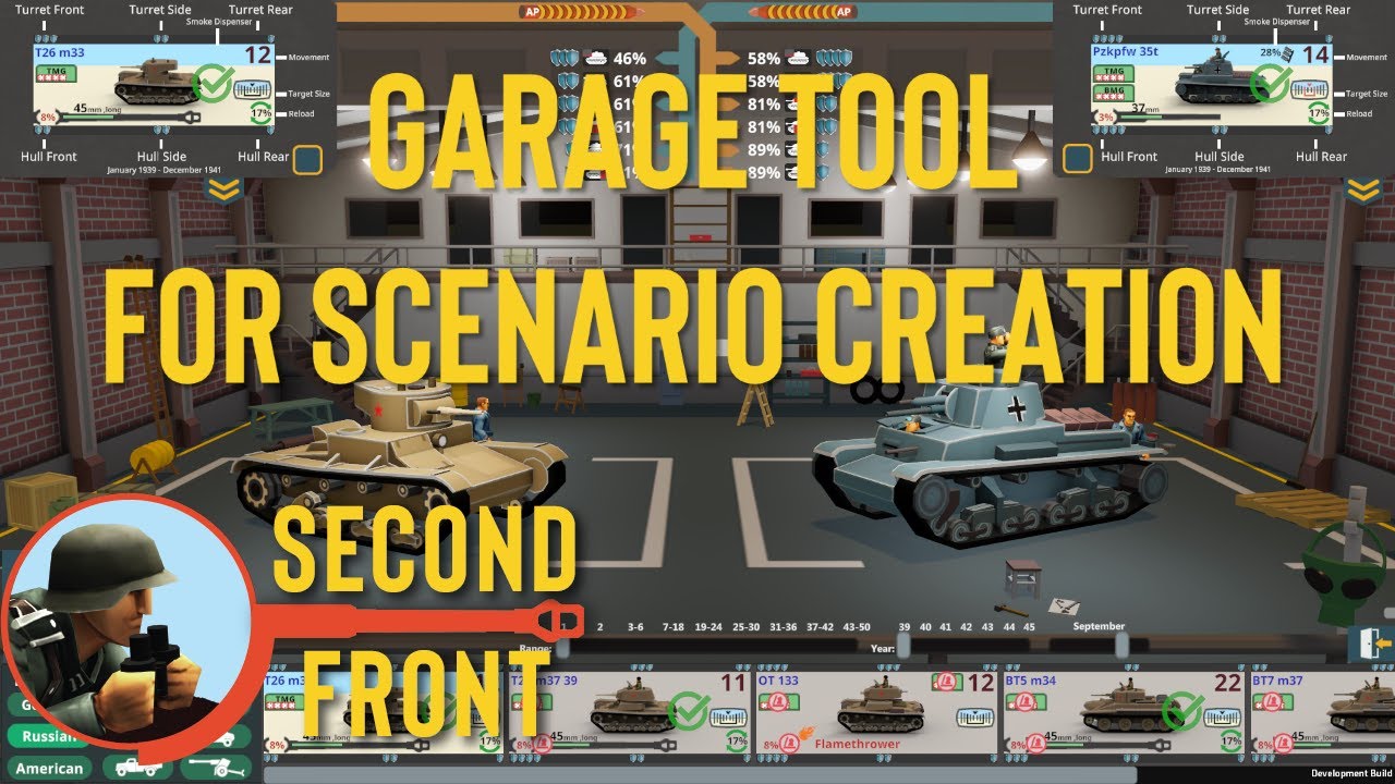 Garage tool for scenario creation
