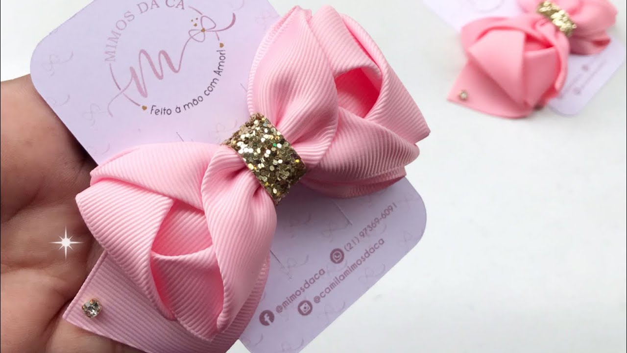 LAÇO CARTA PARA DEUS🎀FÁCIL INICIANTE