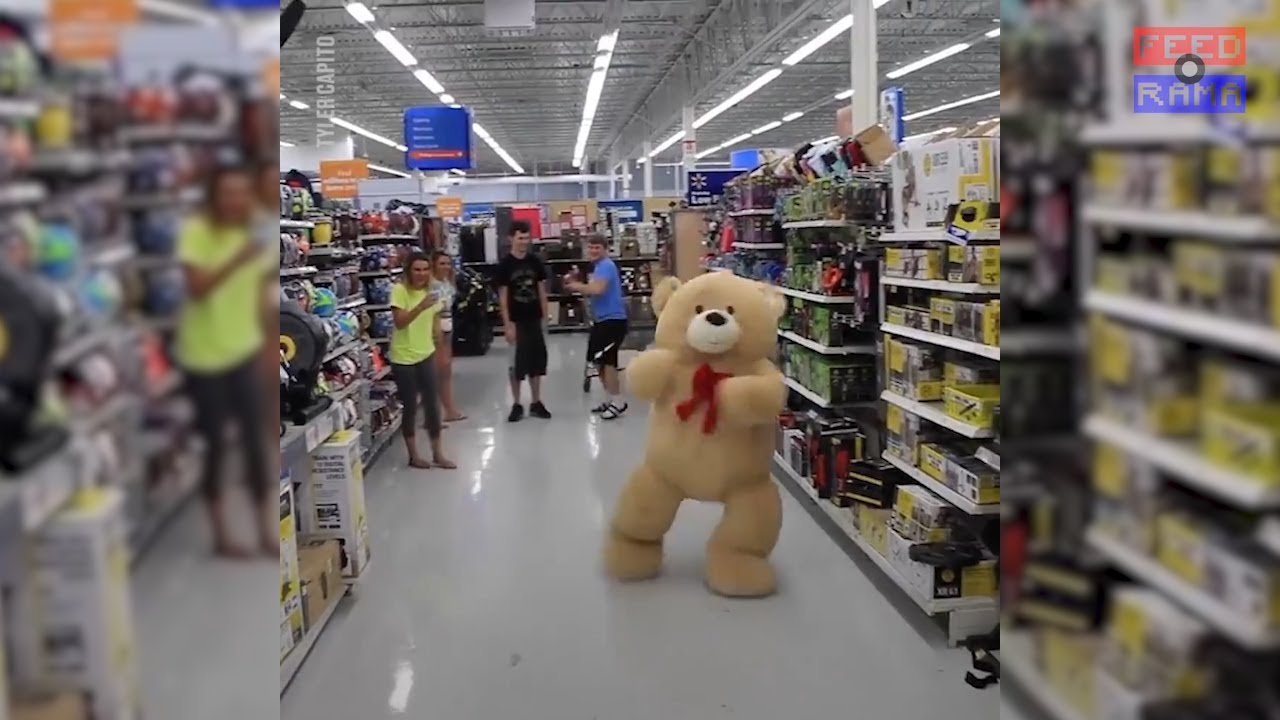 Walmart Teddy Bear ALIVE and Dancing! 💃🏻🐻
