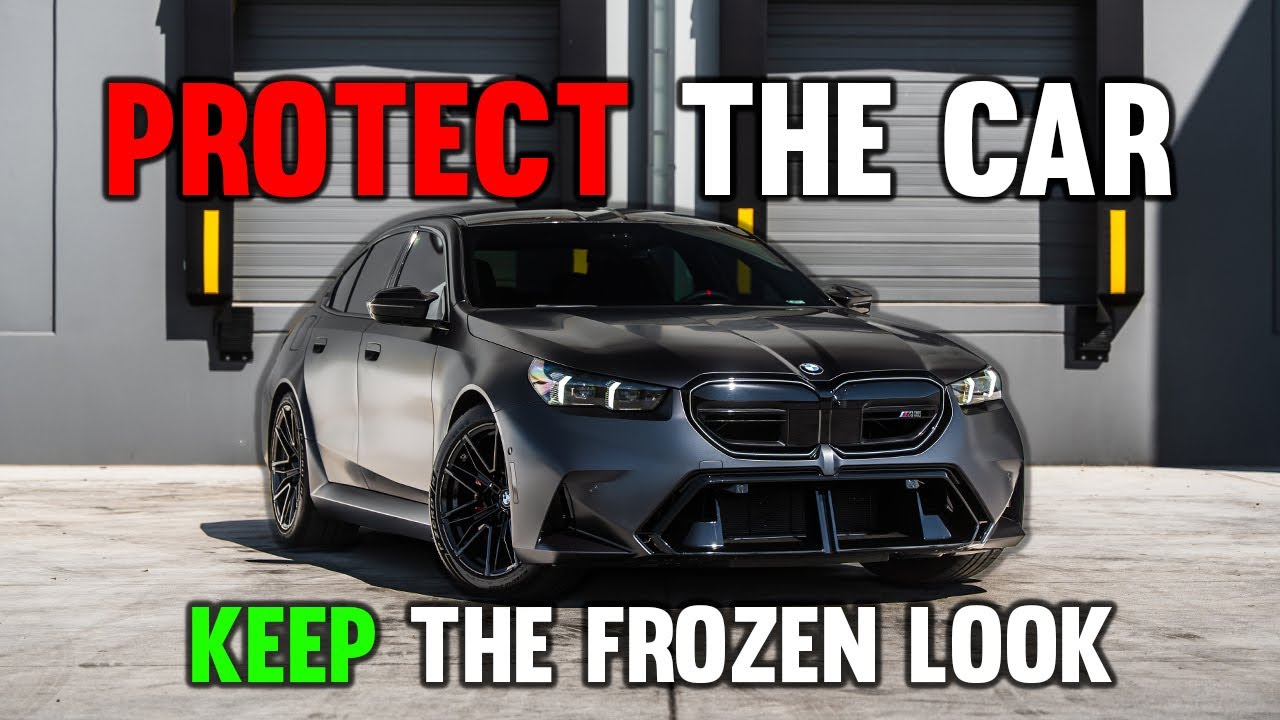 The First BMW G90 M5 in The Shop Getting Full Body Llumar Matte PPF!