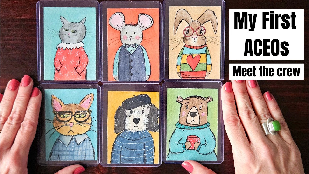 Тренды в искусстве ACEO | Почему я рисую картины размером 2,5x3,5 в рамках проекта Tiny Tuesdays