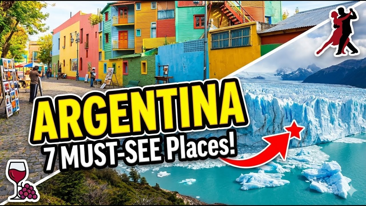 Argentina : 7 Must-Visit Places (Iguazú Falls, Patagonia & More!) | Latin America Pt. 1