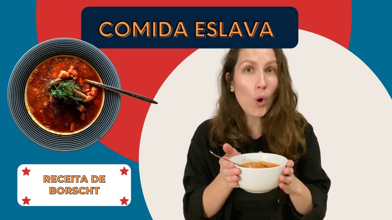 COMIDA RUSSA - RECEITA DE BORSCHT (sopa de beterraba)