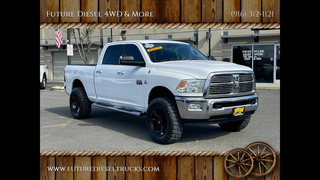 2010 Dodge Ram 2500 Cummins 6.7 Liter Turbo Diesel 4WD Lifted PRE-DEF