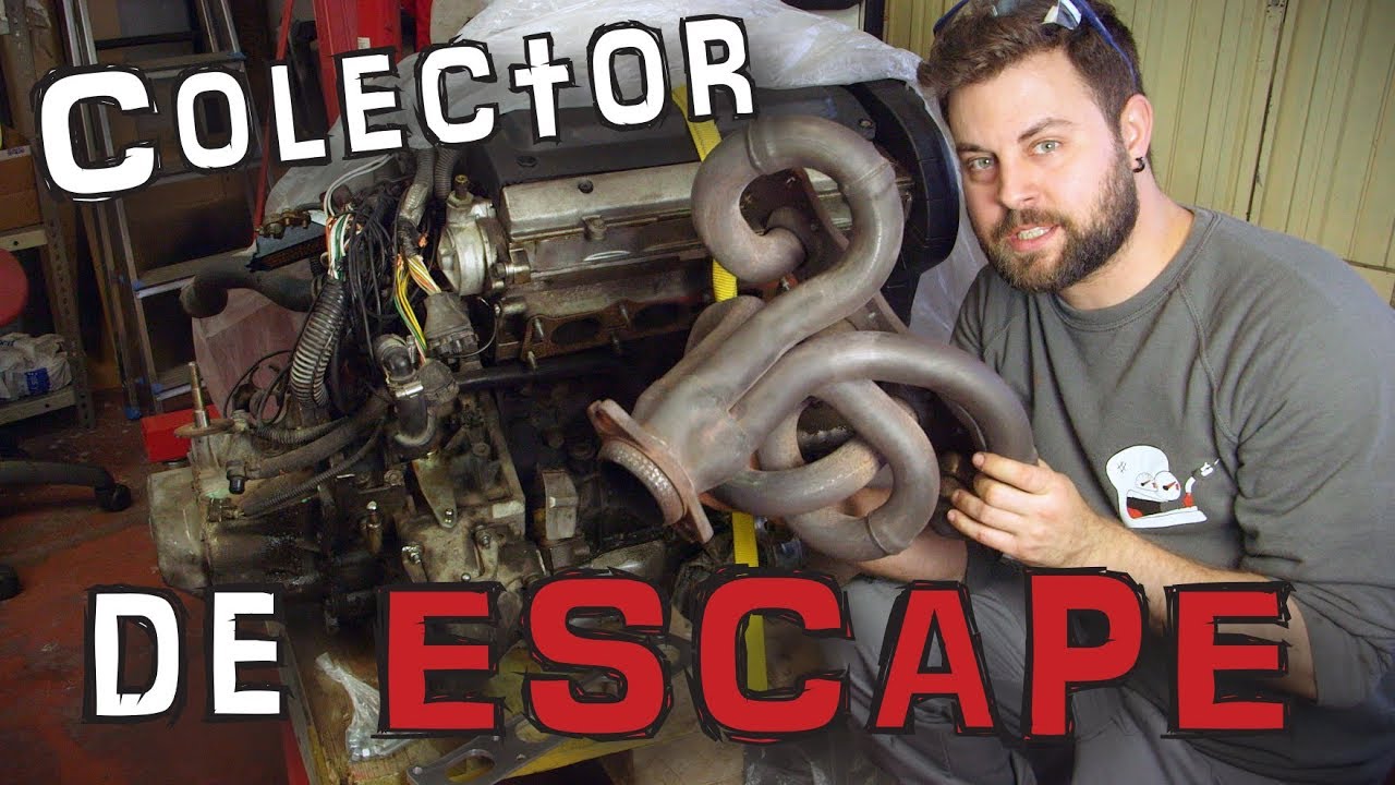¿COMO metemos el COLECTOR ESCAPE en el VANO MOTOR? - 🔧 SWAP #Peugeot205RFS - 21