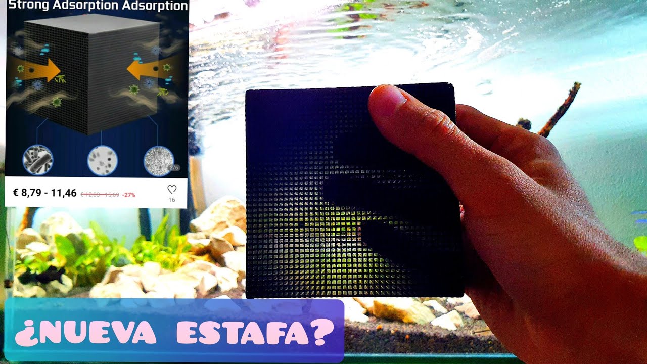 CUBO PURIFICADOR DE CARBON ACTIVO DE ALIEXPRESS / ¿FUNCIONARA?