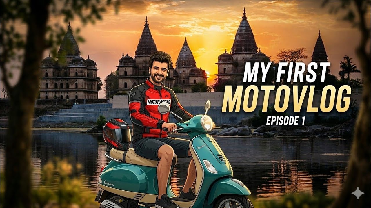 My First MotoVlog | Beautiful Ride Gwalior to Orchha